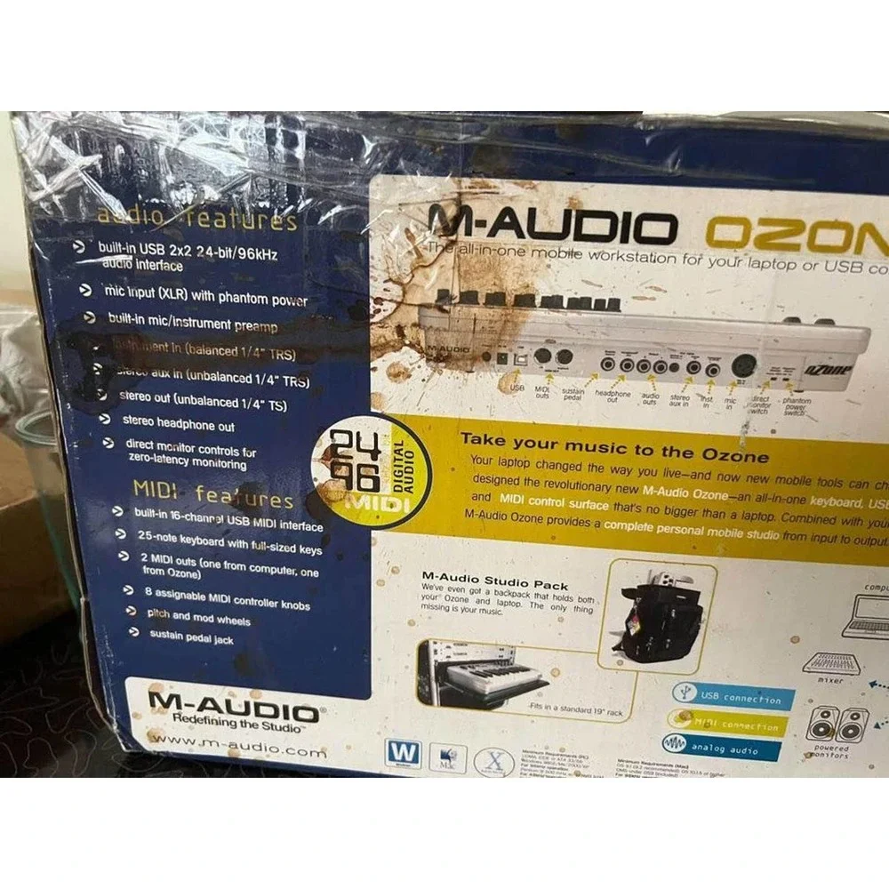 M-AUDIO OZONE MIDI USB Keyboard Controller